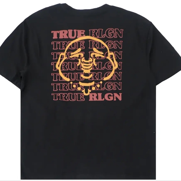 Brand New True Religion Budda Tee Size: M, Color: Jet Black. - Picture 3 of 5